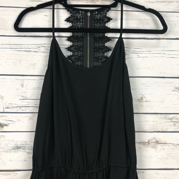 NWT Daniel Rainn Small Black lace crochet romper - Picture 2 of 7